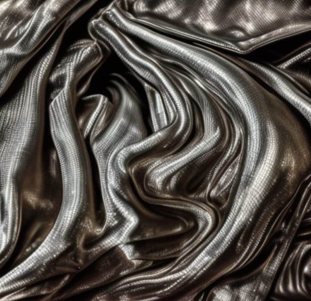 スリーアズフォーのインスタグラム：「Ai created textures for the  FW23 Couture “Parallel Universe” #madebyhuman Parallel universe By @threeasfour x @placebo_dfh ⁠ @prisoner_shingus ⁠ #digitalfashion #futureoffashion #couture23 #collaboration #fashioncollection #paralleluniverse #digitaldesign #threeasfour #placebo」