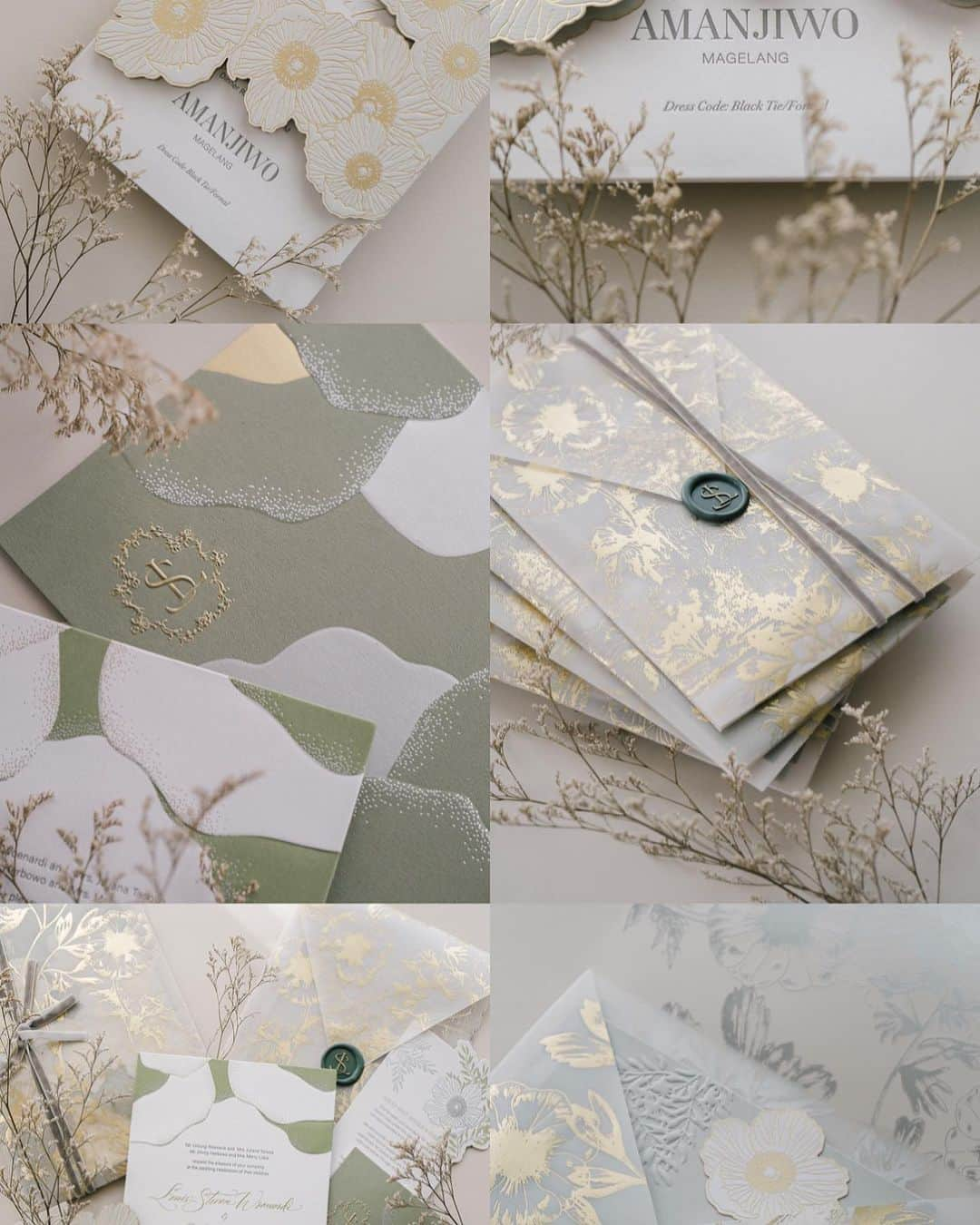 Veronica Halimさんのインスタグラム写真 - (Veronica HalimInstagram)「It's hard to choose a favorite photo when there are so many pretty details in an invitation suite. Slide to a close-up view of this invitation suite designed for L&S wedding at @amanjiwo   Thank you for letting us be part of your special day. Congratulations! —  #amanjiwo #ldvh  #カリグラフィースタイリング  #weddinginvitation #weddingstationery  #embossed  #paperlovers #ウェディング #ウェディングアイテム #カリグラファ #veronicahalim #スタイリング #prettypapers #weddingsuite #truffypi」7月23日 13時35分 - truffypi