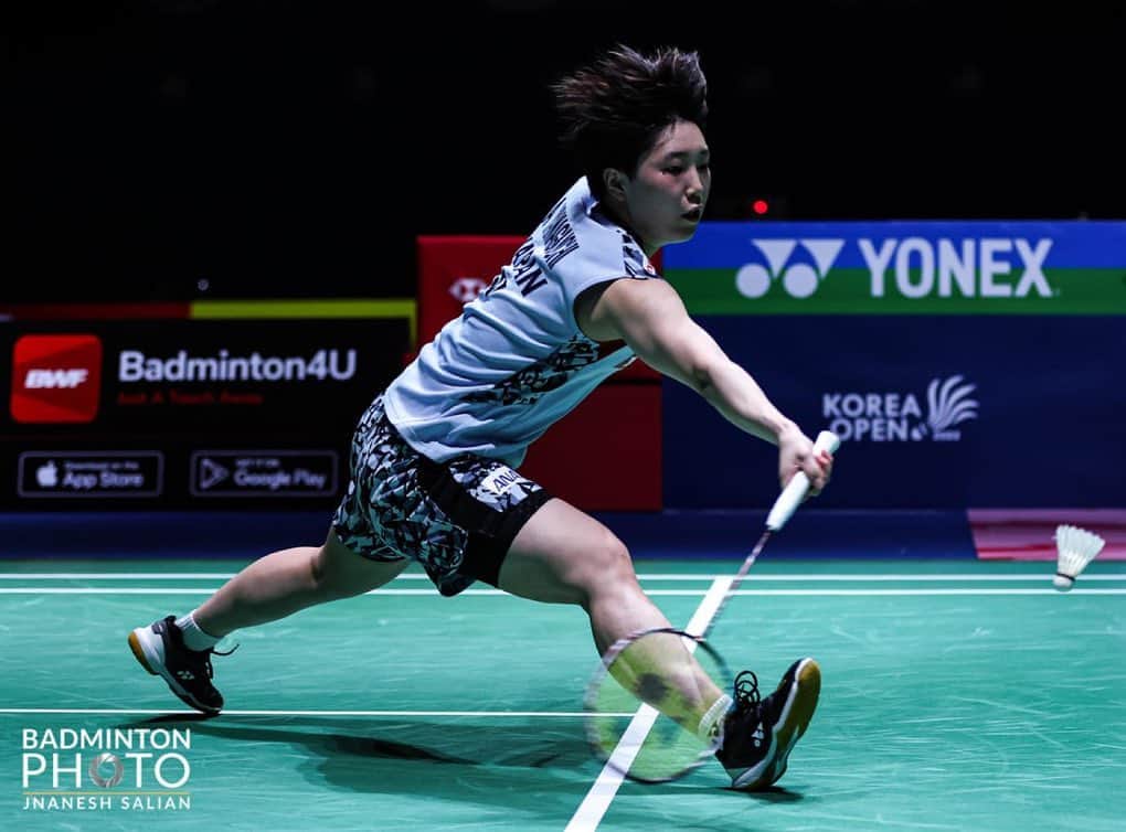 山口茜のインスタグラム：「..  Korea Open 2023 🥉  たくさんの応援ありがとうございました！  次！頑張ります！  Thank you for your support 🇯🇵🇰🇷🌏  #次は東京  📸Cr: @badmintonphoto_official」