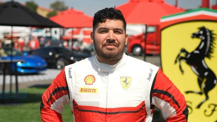 Ferrari USAのインスタグラム：「#FerrariChallenge driver Manny Franco takes us for one lap around the rolling hills of @racesonoma’s 2.52-mile road course.」