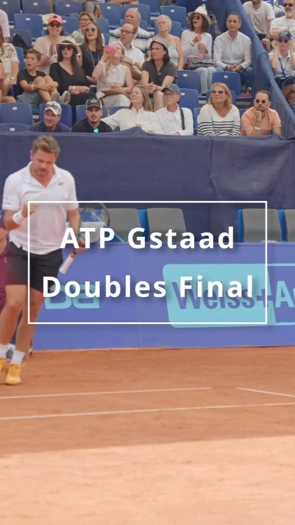 スタニスラス・ワウリンカのインスタグラム：「ATP Gstaad Doubles Final   #efg #tennis #atp」