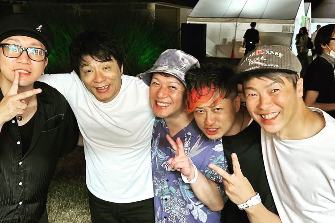 HIROSHIさんのインスタグラム写真 - (HIROSHIInstagram)「茨城県国営ひたち海浜公園 LuckyFes'23 楽しかった♪ ASKAさんとも写真撮れた！ めちゃ嬉しい！  photo @kawado_photo」7月23日 16時26分 - hirorinq