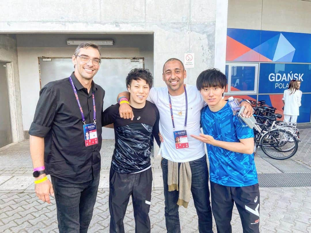 小川智大さんのインスタグラム写真 - (小川智大Instagram)「昨日の試合終わりに🇧🇷のレジェンド2人と写真撮ってもらいました！ずっと映像で見て真似してた選手だったのでついつい✌🏻」7月23日 17時28分 - t____ogawa