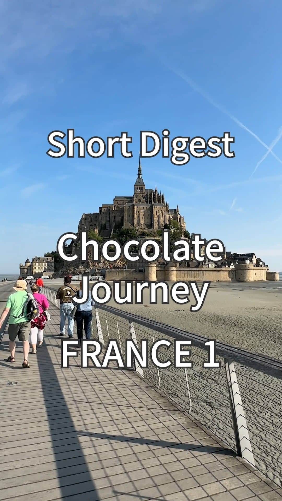 チョコレートカカオのインスタグラム：「Chocolate Journey 3 - France 1  チョコレートの旅 3話 - フランス編1   Full story 本編はこちら YouTube https://youtu.be/2XsatS7zPYA  This is a digest. これはダイジェストです。  I went from England to France by high-speed train. I met wonderful chocolate and scenery again.  高速鉄道でイギリスからフランスへ行った。また素敵なチョコレートと景色に出会った。  #europe #chocolate #trip #ヨーロッパ #チョコレート #journey #gourmet #france #フランス #montsaintmichel #モンサンミッシェル #mentchikoffs #trip #旅 #ジャンヌダルク #auzou #rouen #tigre #starbuckscoffee #モンサンミッシェルオムレツ」