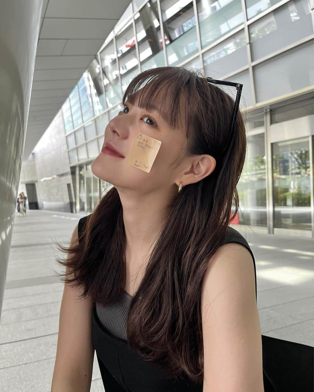 木村なつみのインスタグラム：「みなさんお久しぶりー！７２３の日だよー もちろん作ったお洋服を着たよ🧂」
