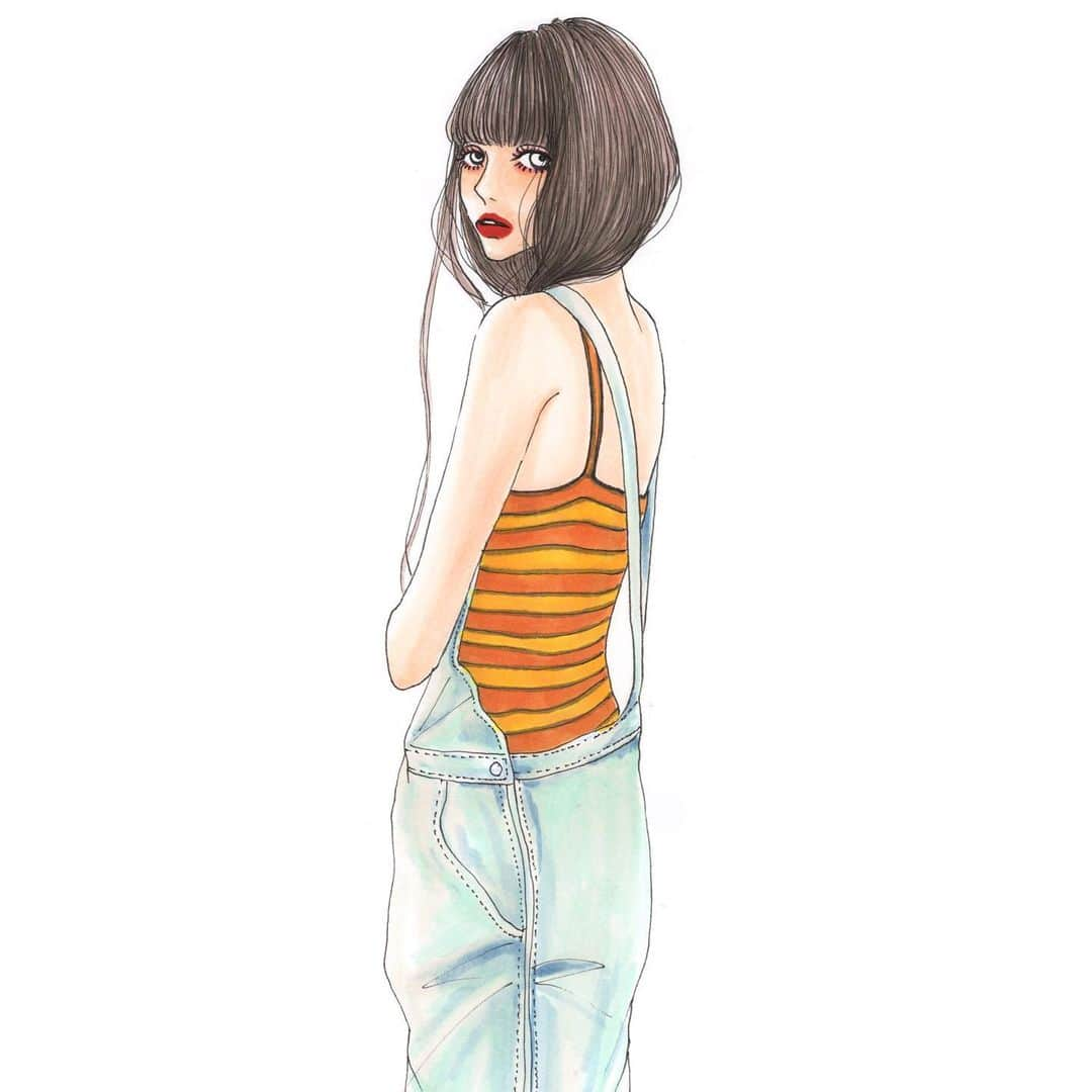 machiさんのインスタグラム写真 - (machiInstagram)「夏っぽイラストセレクト🏄‍♂️🌴  1枚目のイラストが個人的に好きでこれ再掲したいな〜と思ってフォルダ遡ってたら他にも結構夏っぽいイラストがあったのでまとめて載せちゃいました。  夏は色々楽しいけど日焼けし過ぎないように気をつけてくださいね〜！……そういえば最近、こんな事ばっかり言ってるせいか知り合いにUV警察って呼ばれました笑」7月23日 18時48分 - material_2014