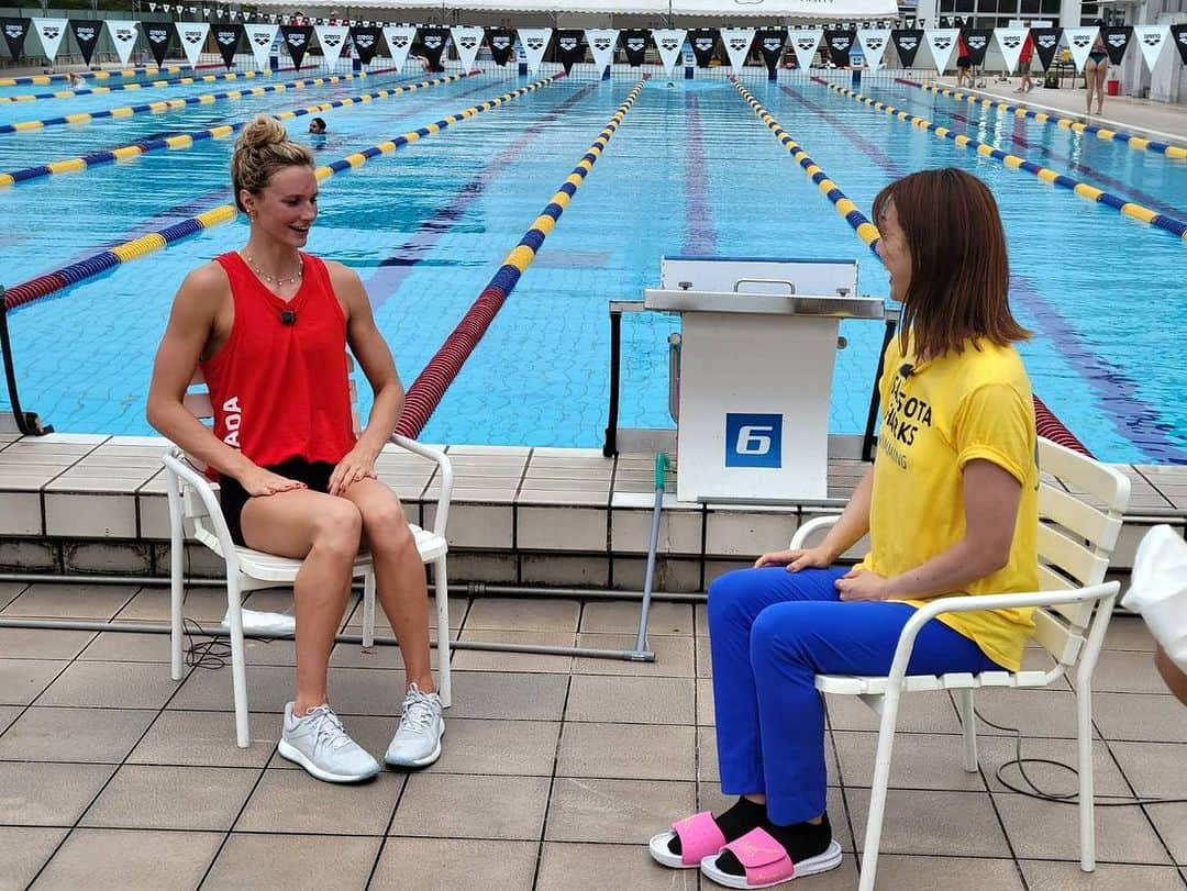 寺川綾さんのインスタグラム写真 - (寺川綾Instagram)「世界水泳福岡🏊‍♂️🏊‍♀️ 今夜から早速決勝種目スタートです💡 注目のマッキントッシュ選手も出場します🤩 お楽しみに🩵 #世界水泳福岡 #今夜 #マッキントッシュ選手 #あひるのリチャード持参 #🐤 #注目 #是非ご覧ください」7月23日 19時21分 - terakawaaya_official