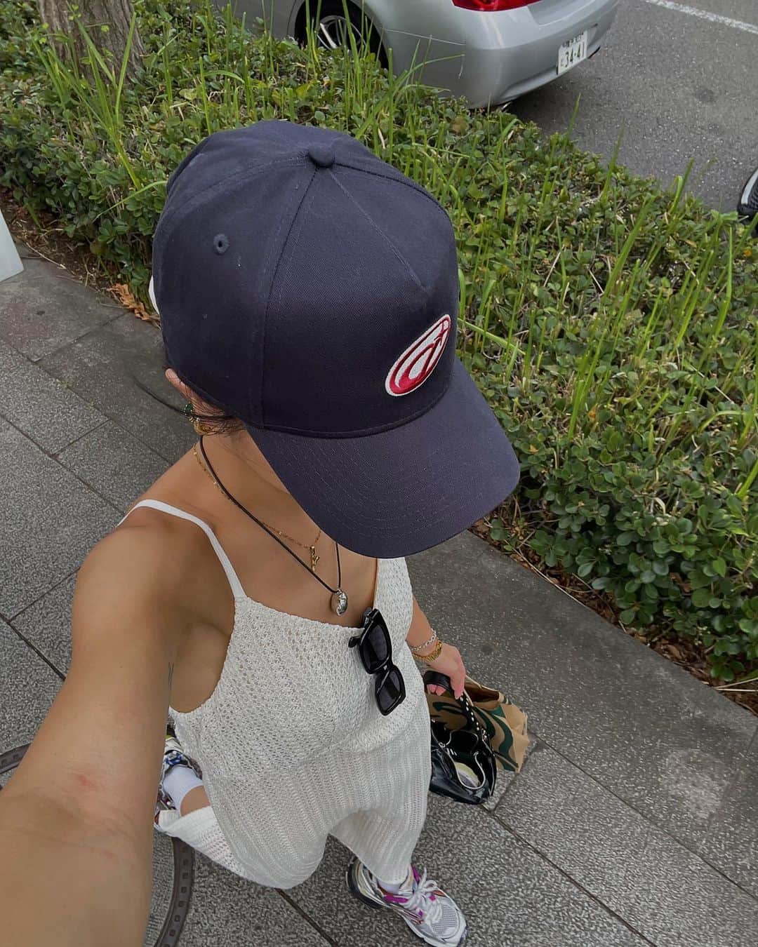 宮川由衣子さんのインスタグラム写真 - (宮川由衣子Instagram)「. 女っぽ〜なワンピの時に キャップスニーカーでメンズ要素 ぶち込むの好き☺️❤️#言い方  . #fashion #outfit #ootd #aclent」7月23日 19時34分 - yuiko_miyagawa