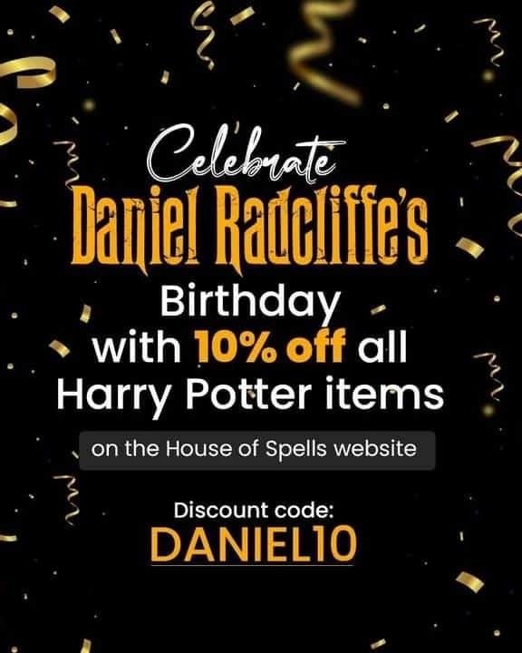 ダニエル・ラドクリフ（ファンアカウント）さんのインスタグラム写真 (ダニエル・ラドクリフ（ファンアカウント）Instagram)「🎂