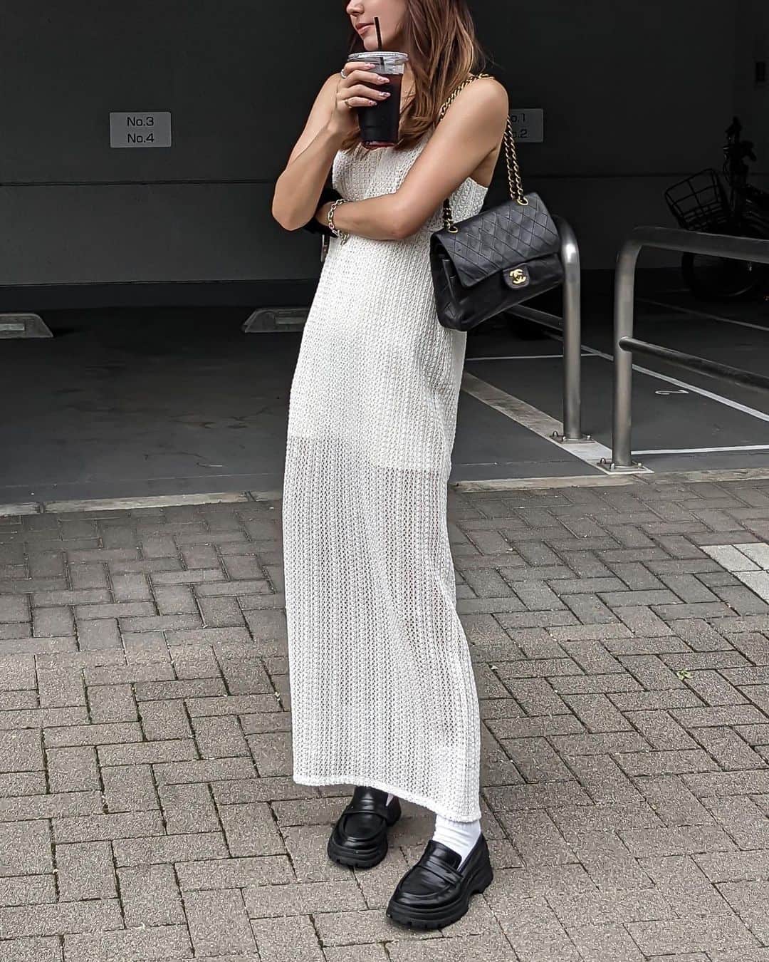 MIRAI TAKASHIMAさんのインスタグラム写真 - (MIRAI TAKASHIMAInstagram)「昨日も着てたcrochet dress🎓❤️ 黒もげっとした😂 まじで夏着るシティーワンピにぴったりなの！ #aclent」7月23日 20時34分 - miiiiiraixx
