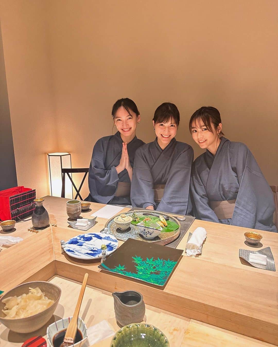 大政絢のインスタグラム：「ありさ、美玲と温泉旅に♨️  こうやって一緒に旅行できることは大人になってより贅沢な時間だな、としみじみ😌  楽しかったなぁ✨」