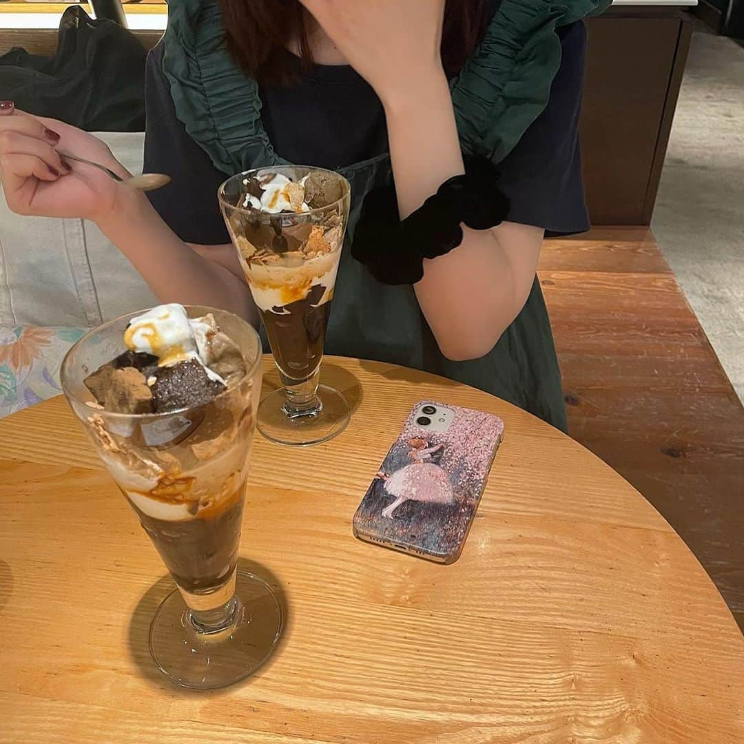 新田湖子さんのインスタグラム写真 - (新田湖子Instagram)「この前食べたほうじ茶パフェ🍁」7月23日 21時12分 - coconitta0809