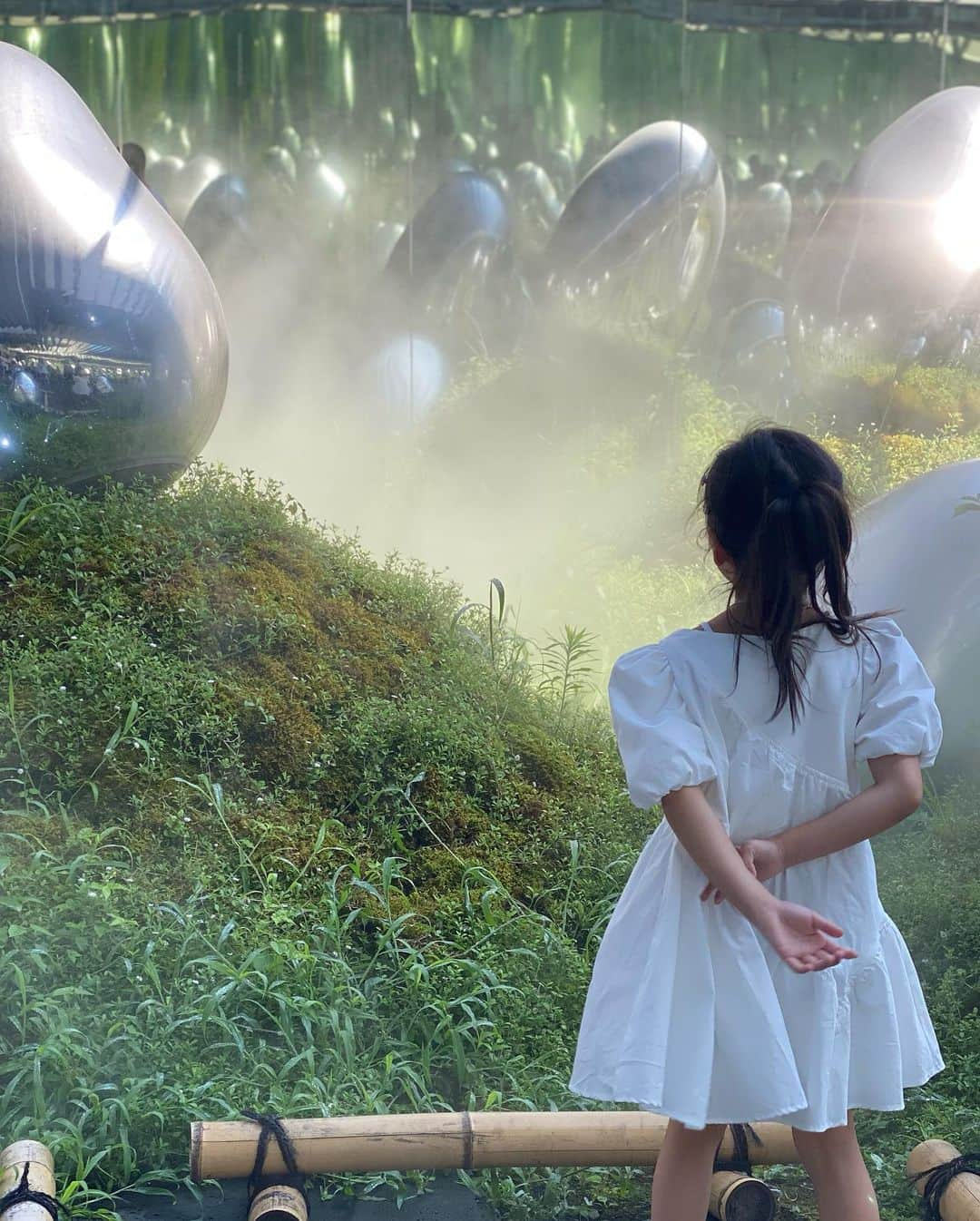 詩音さんのインスタグラム写真 - (詩音Instagram)「teamLab⭐️Planets GARDEN side🪷🍃  豊洲にあるチームラボプラネッツ、こちらは「花と一体化する庭園」がテーマのガーデンサイド🪴📷  自然光に照らされたお花のカーテンが頭上から降ってくる事で景色が変わってゆくのが素敵でした💐✨  一つ前にポストした「水に入るミュージアム」があるウォーターサイドとこちらのガーデンサイド、一度でどちらも楽しめちゃうのがまた良かったです😆👍🏻  カップルはもちろん家族や友達同士でも最高の時間が過ごせる事が間違いない、この夏オススメのスポットだよー💜💙  PR @teamlab.planets #チームラボ #デートスポット #東京観光 #東京旅行 #teamlab #teamlabplanets #チームラボプラネッツ #豊洲」7月23日 21時31分 - shion_baysidediva