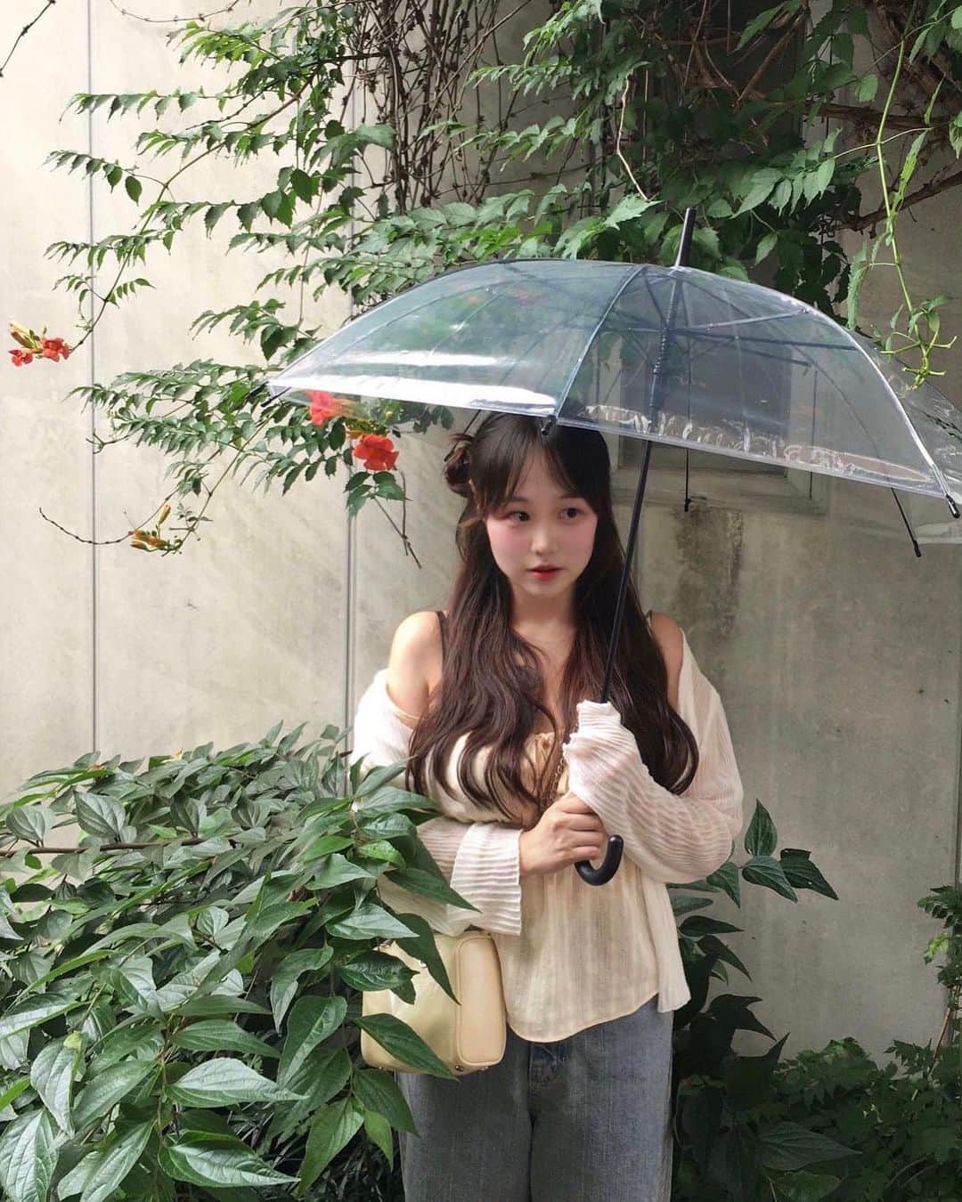 ユンジュのインスタグラム：「쿠루밍 머리를 해보았더요 ..」