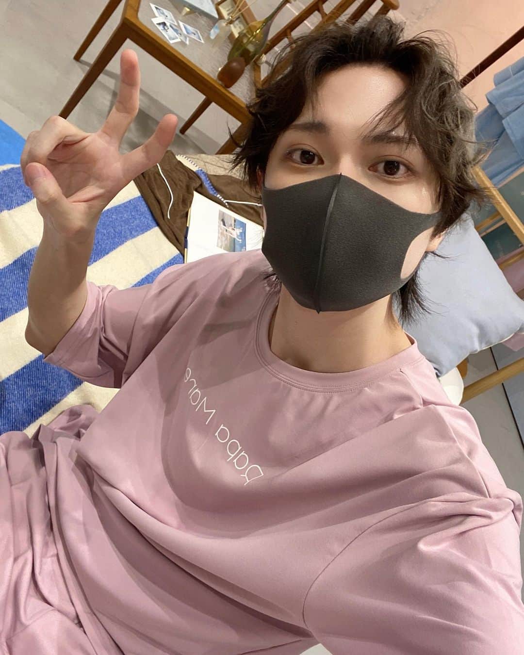 そらびびのインスタグラム：「ポップアップイベント2日目もありがとう。全ての民に感謝。  #服 #rapamare」