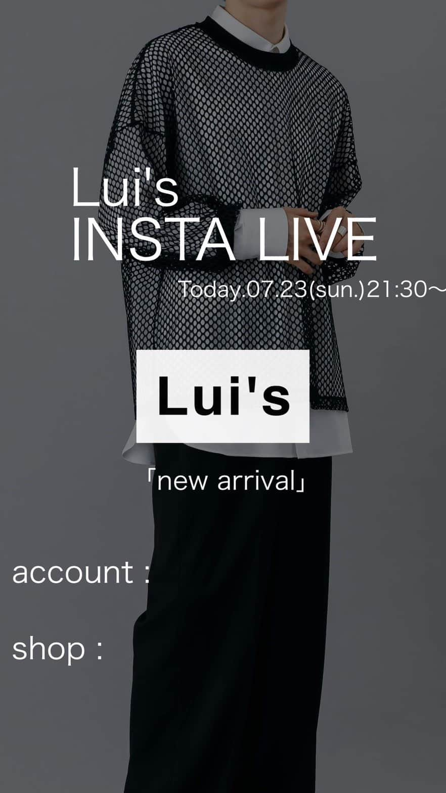 Lui's Lui's official instagramのインスタグラム