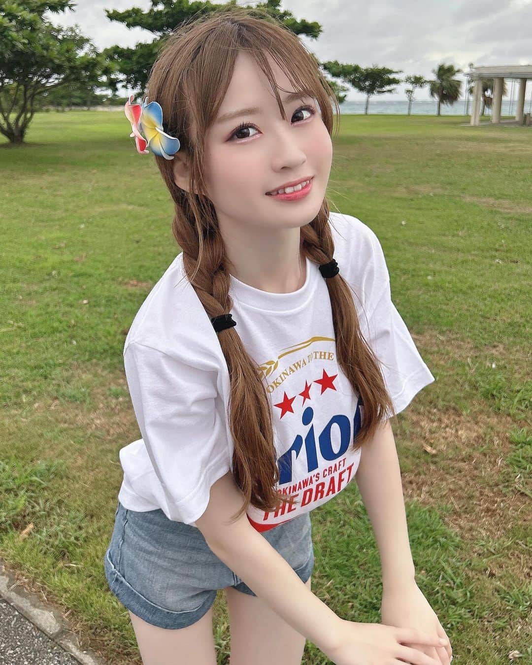 佐野心音さんのインスタグラム写真 - (佐野心音Instagram)「オリオンビールTシャツ🎶」7月23日 22時38分 - kokone_sano