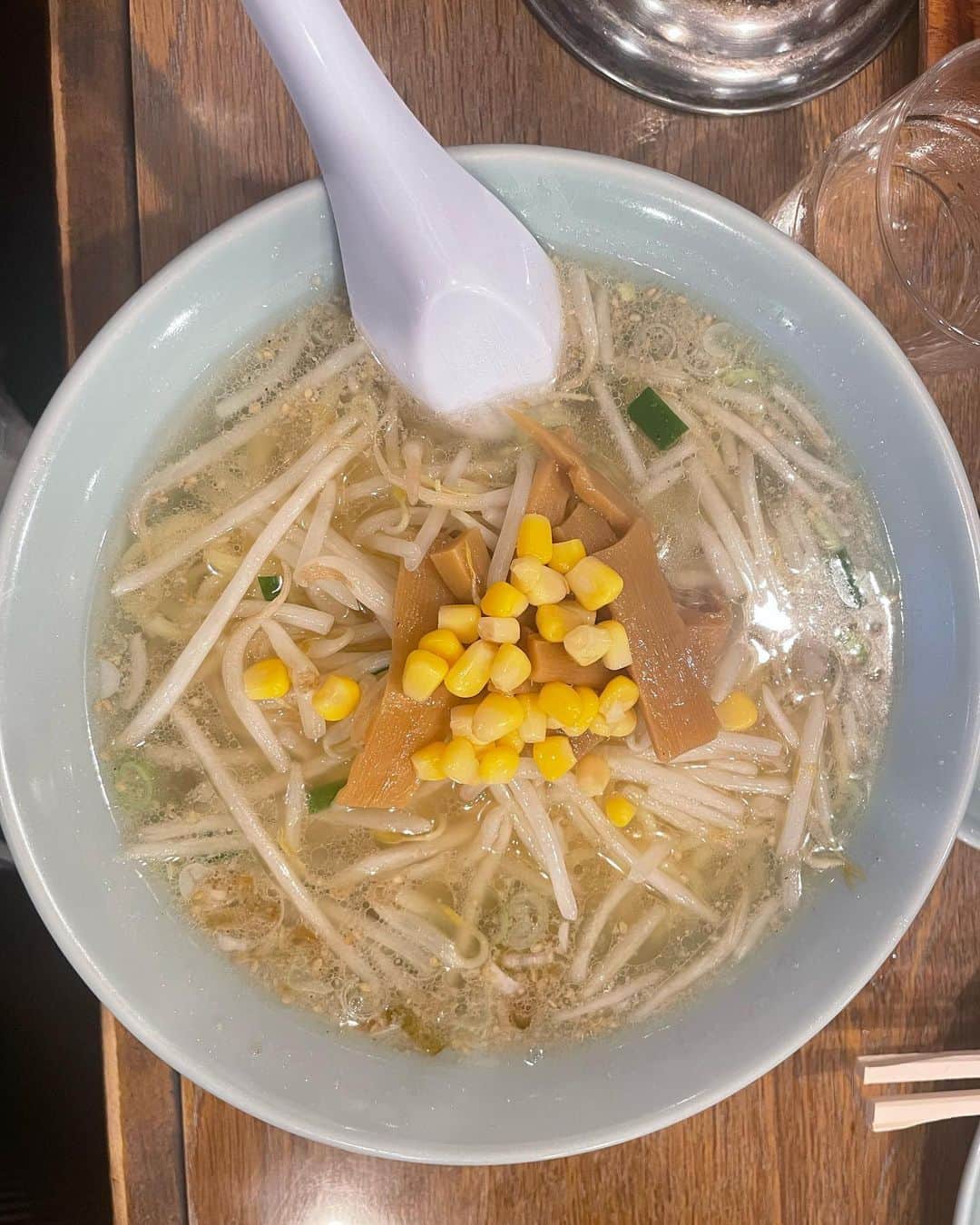 中野みやびのインスタグラム：「らーめんたべた   #らーめん  #ラーメン  #ラーメン屋  #ひぐま  #塩ラーメン  #群馬  #gunma  #中野みやび」