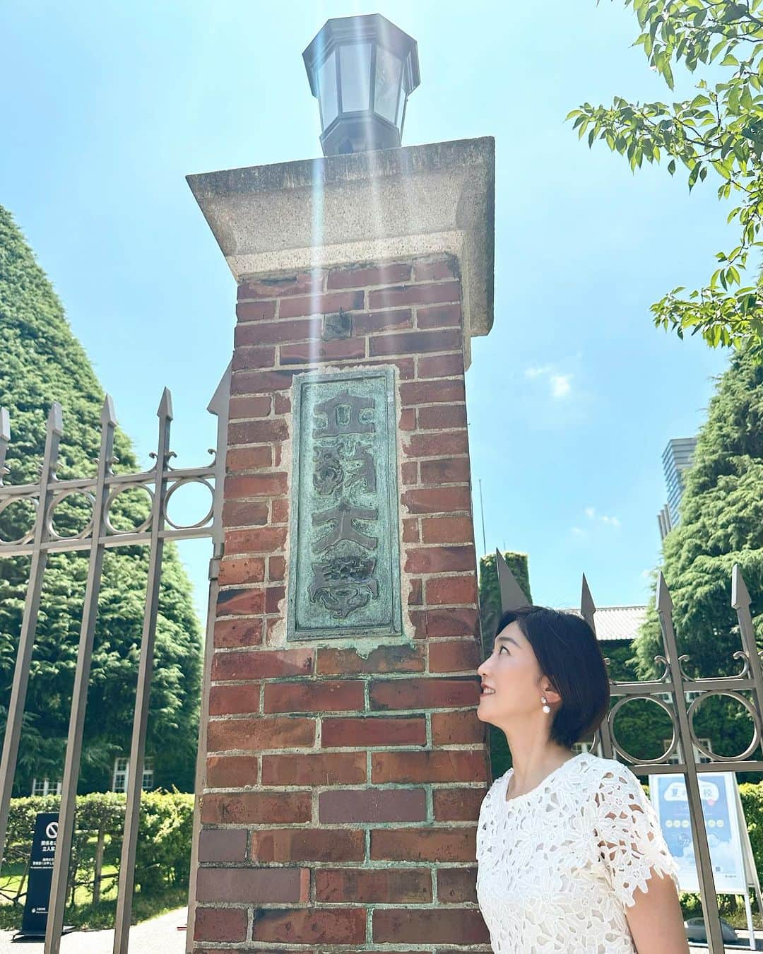 池尻和佳子さんのインスタグラム写真 - (池尻和佳子Instagram)「久しぶりに母校へ。色々変わっていて新鮮だったけど、あの頃と同じ匂いがしました。」7月23日 23時11分 - wakako_ikejiri_rkb