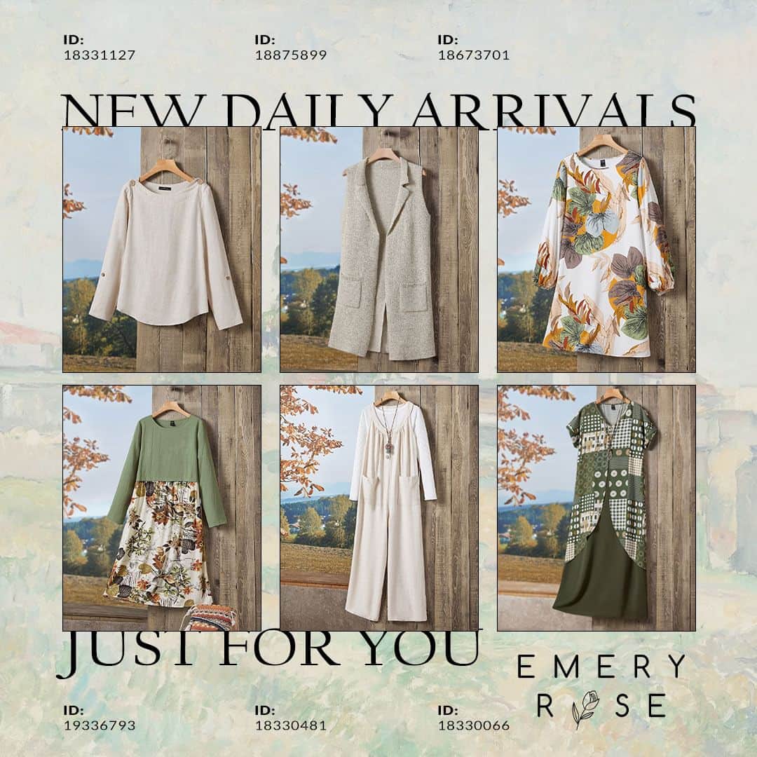 SHEINのインスタグラム：「Express your folksy flair with Emery Rose styles that celebrate rustic charm 🌲🤎💫 Which new drops would get your summer feeling boho chic? 👇  🔎19336793 18875899 18673701 18430226 18374545 18331462 18331210 18331127 18330496 18330481 18330066 18313705  #EMERYROSE #cottagecore」