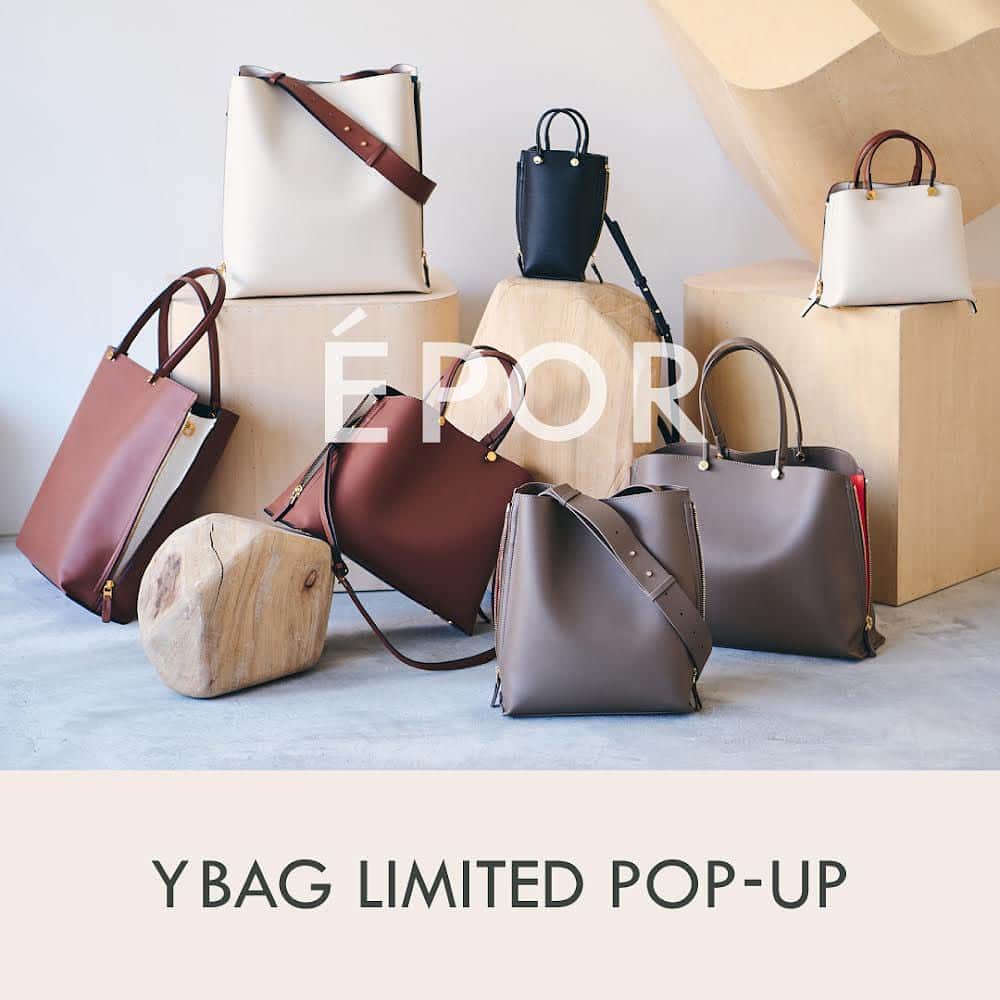 ロペのインスタグラム：「▶︎INSTA LIVE 7/26(水) 10:00〜 ⁡ 【ÉPOR Y BAG POP UP】 ROPÉルミネ荻窪店・ルミネ有楽町店にて、ハイブリッドに働く女性のためのバッグラインÉPORのPOP-UPイベントを開催いたします。 ⁡ 期間中は人気のY BAG シリーズはもちろん、WEB限定の"Y BAG Medium＋"もご覧いただける貴重な機会となっております。 ⁡ 皆様のご来店をスタッフ一同お待ちしております。 ⁡ ■ROPÉルミネ有楽町店 期間：7/26(水)‐8/6(日) ⁡ 【NOVELTY】 7/28-7/30の期間中お買い上げのお客様にオーダーブーケや装花を中心に定評のある「trorf」のお花をプレゼントいたします。 ※先着順のため数に限りがございます。 ⁡ ■ROPÉルミネ荻窪店 期間：8/10(木)‐8/20(日) ⁡ 【NOVELTY】 期間中ÉPOR製品お買い上げのお客様に「É TOTE」をプレゼントいたします。 ※先着順のため数に限りがございます。 ⁡ ⁡ ⁡ @rope_jp #ÉPOR #ロペエポール #POPUP #Ybag #INSTALIVE #インスタライブ #ロペ #ROPÉ #ropejp」