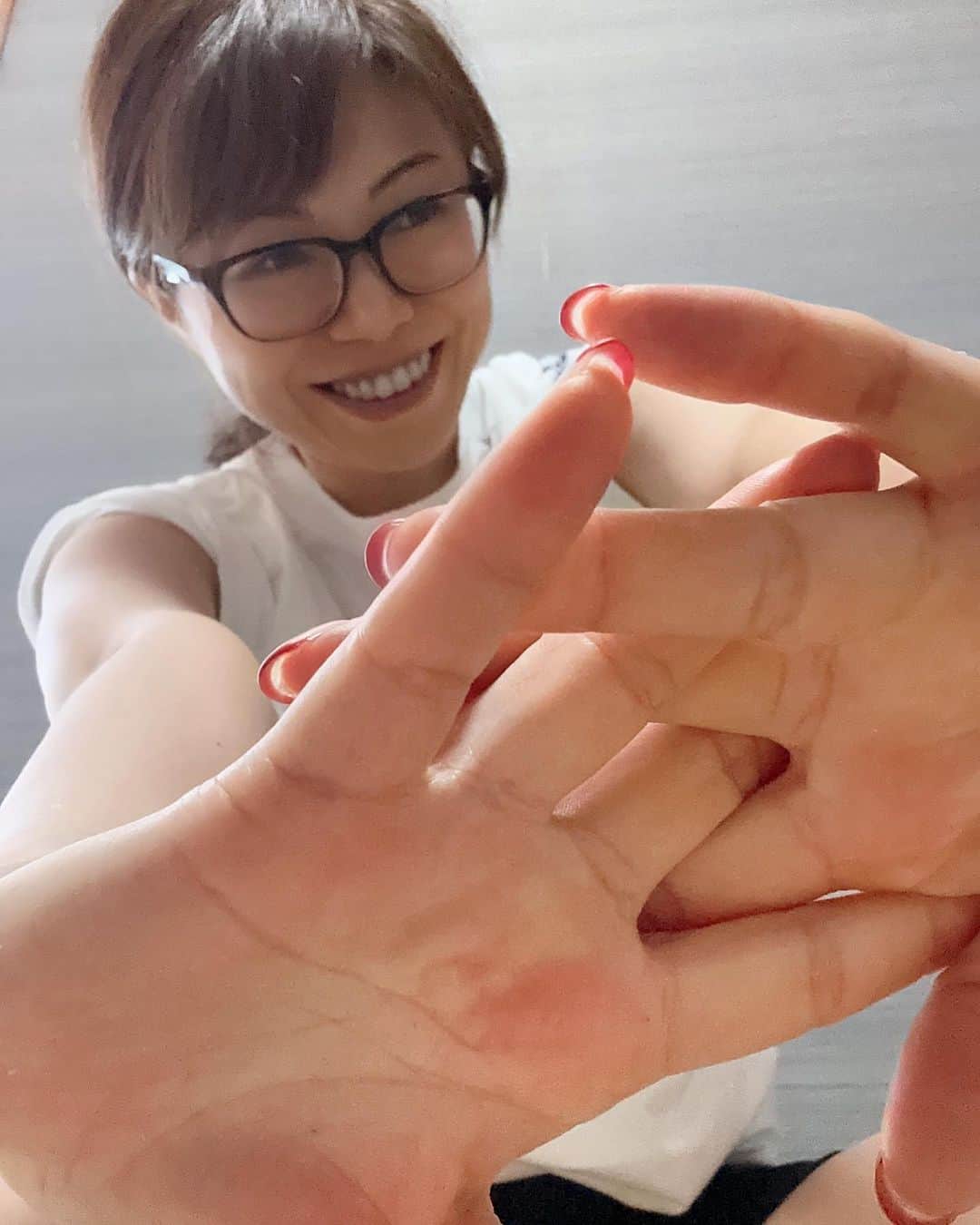 のインスタグラム：「朝活ー！  今週も楽しんで！  ストレッチからー！  #朝活 #ストレッチ」