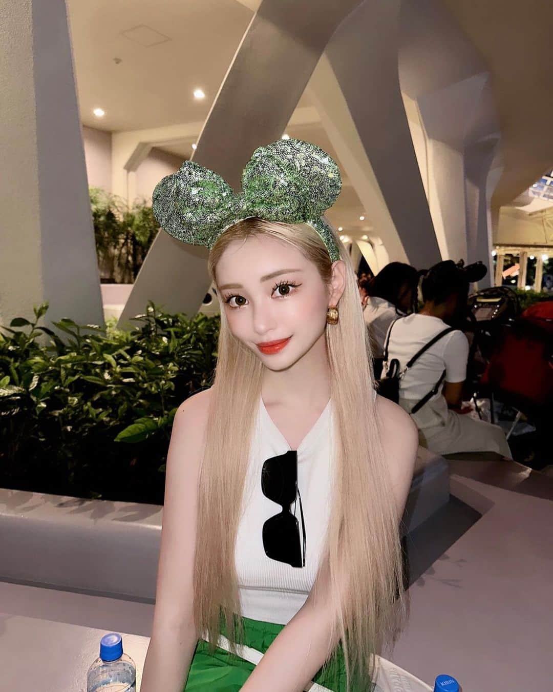 きよみんのインスタグラム：「🐭💚」