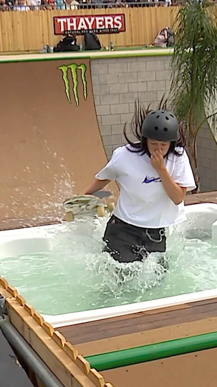 ニコル・ハウゼのインスタグラム：「Best trick of the comp @nicolehause  #XGames」