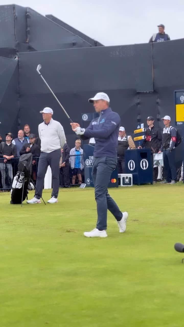 ヘンリク・ステンソンのインスタグラム：「Pleased with T13 at Royal Liverpool for @theopen an event I love playing. Some tough conditions over the week but plenty of good golf in there😎  Congrats to @harmanbrian for leading from the front with an excellent display of golf👏🏼」