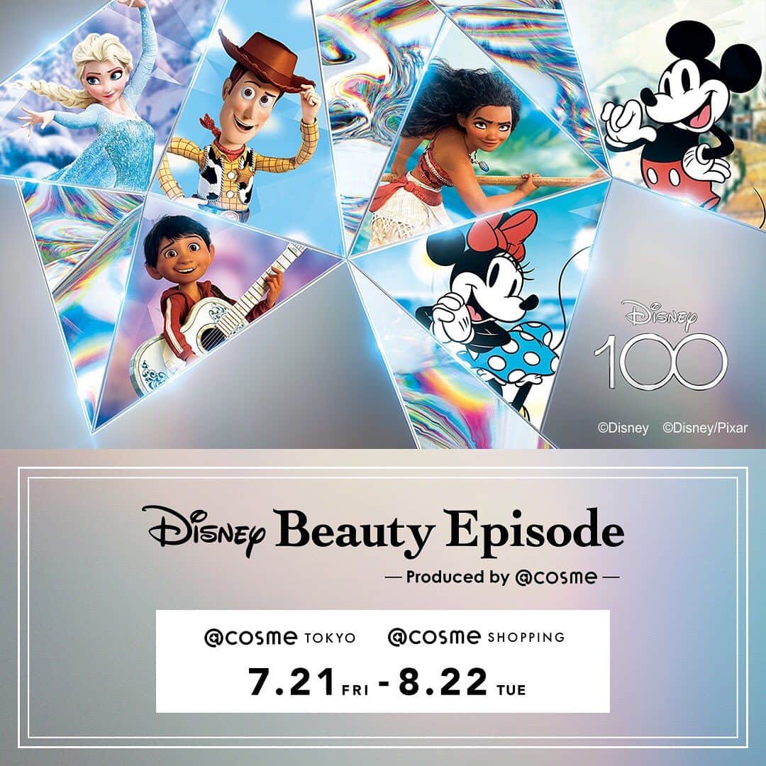 @BEAUTIST編集部さんのインスタグラム写真 - (@BEAUTIST編集部Instagram)「ディズニー創立100周年の限定デザインに出会える＆買える🎀＠cosme限定アイテムも…！👀💕  7月21日（金）から『Disney Beauty Episode Produced by ＠cosme』第三弾がスタート✨  コスメから、ヘルス&ボディ、ヘアケアアイテムなど、ディズニー創立100年限定デザインの『Disney100』ビューティーアイテムが期間限定で ＠cosme に集結！  さらに期間中、購入者にはディズニーノベルティが貰えるチャンスも🎁  ▼詳細はこちら https://www.cosme.net/feature/2023-disney100 ＿＿＿＿＿＿＿＿＿＿＿＿＿＿＿＿＿＿＿＿＿＿ 【開催期間】 2023年7月21日（金）～2023年8月22日（火）  【開催場所】 店舗：＠cosme TOKYO EC：＠cosme SHOPPING ※＠cosme TOKYOの営業時間は、期間中毎日11:00～21:00まで  【参加ブランド】 ・DUO ・MACCHIA LABEL ・雪肌精／雪肌精クリアウェルネス ・Disney 100th ・JOHN'S BLEND ・薬用せっけんミューズ ・コエンリッチ ・サンカット ・大島椿 ＿＿＿＿＿＿＿＿＿＿＿＿＿＿＿＿＿＿＿＿＿＿ #ディズニー #ディズニー100 #Disney100 #Disney #新作コスメ #2023年新作コスメ #コスメ好きさんと繋がりたい #アットコスメ #beauty #makeup #haircare #healthcare #bodycare #cosmetics #beautynews #atcosme」7月24日 18時32分 - at_cosme