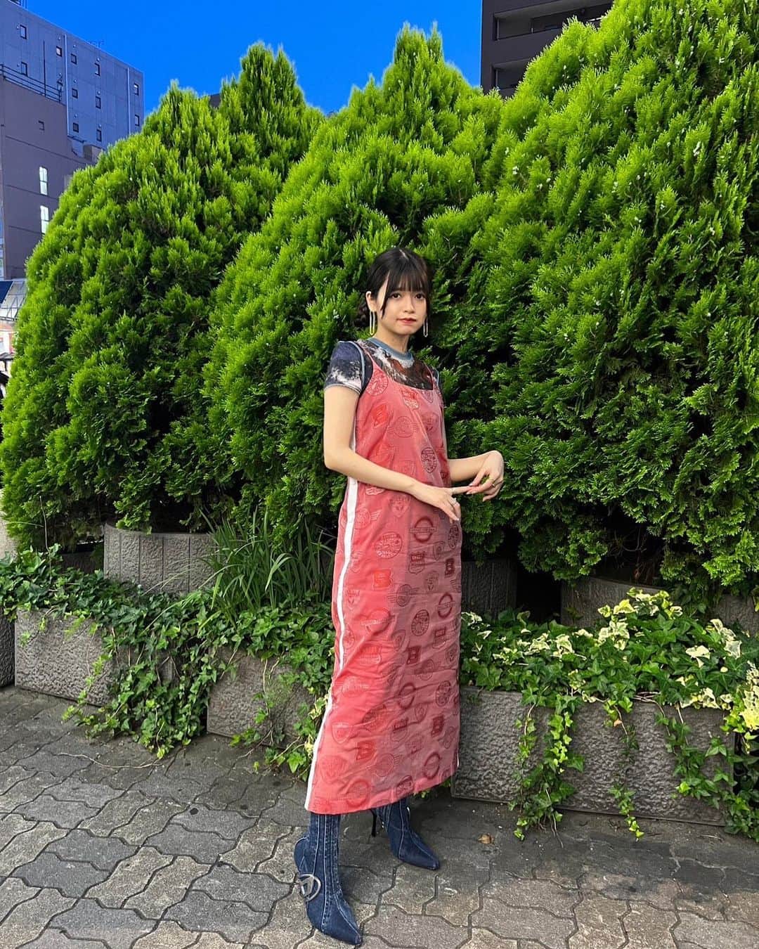 景井ひなのインスタグラム：「_ 【 お知らせ 】 このあと19:00〜 日本テレビ 有吉ゼミに出演させて頂きます 念願だった激辛！🌶🔥 是非みて下さい〜☺︎」