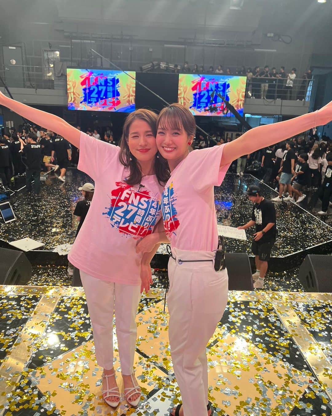 井上清華さんのインスタグラム写真 - (井上清華Instagram)「FNS27時間テレビ  「楽しい」と「感動する」だけで 過ごせる27時間が こんなに幸せとは！！ あっという間で名残惜しい！ 思い出し笑いしています笑  コロナ禍で入社した4年目まで全員で提供読みも✨  見てくださった皆さん、 ありがとうございました🤩  #27時間テレビ」7月24日 19時29分 - seika_inoue