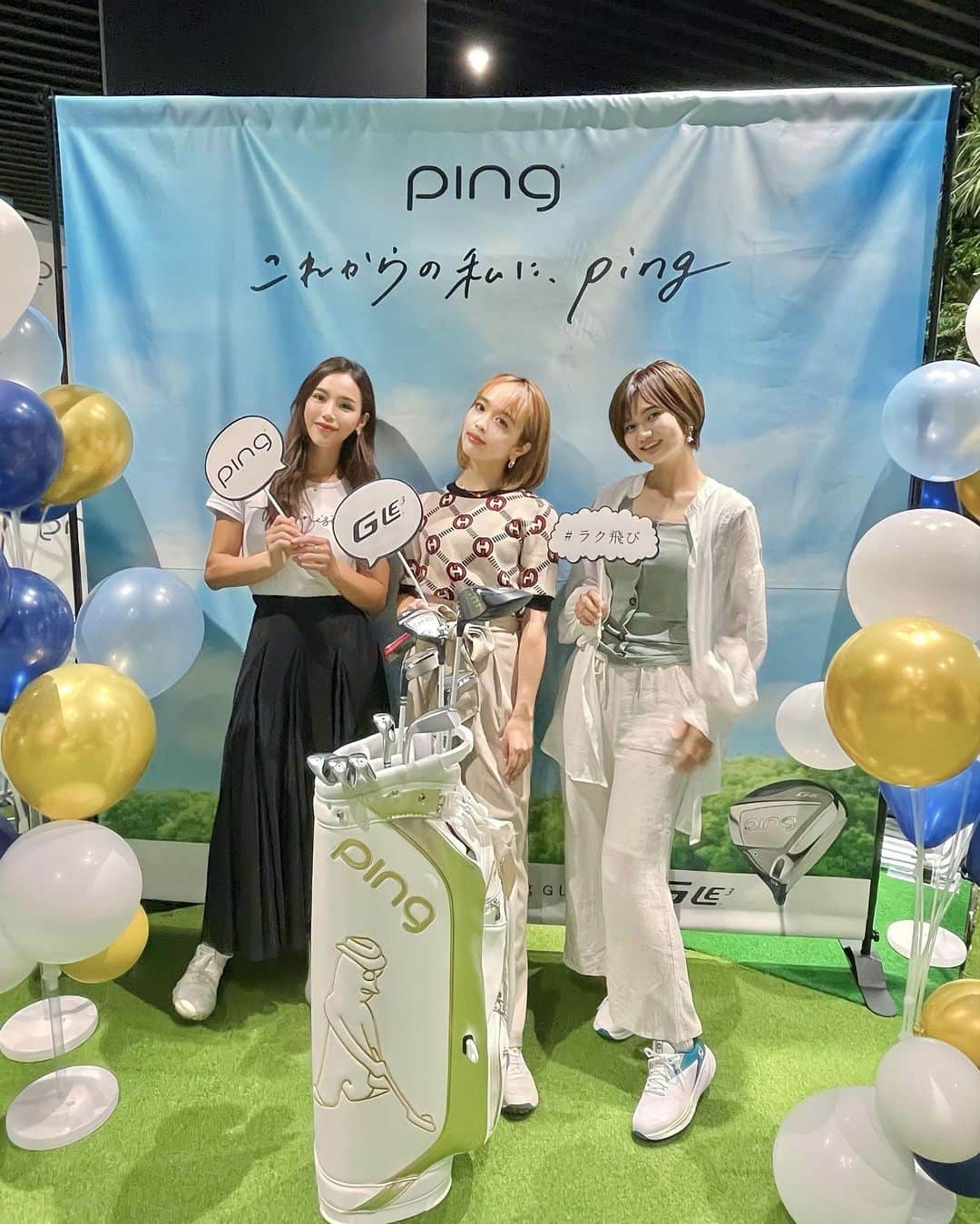 板橋瑠美さんのインスタグラム写真 - (板橋瑠美Instagram)「pingレディースNew モデルの日本初の試打会イベントへ ︎ ⁡ ⁡ ...