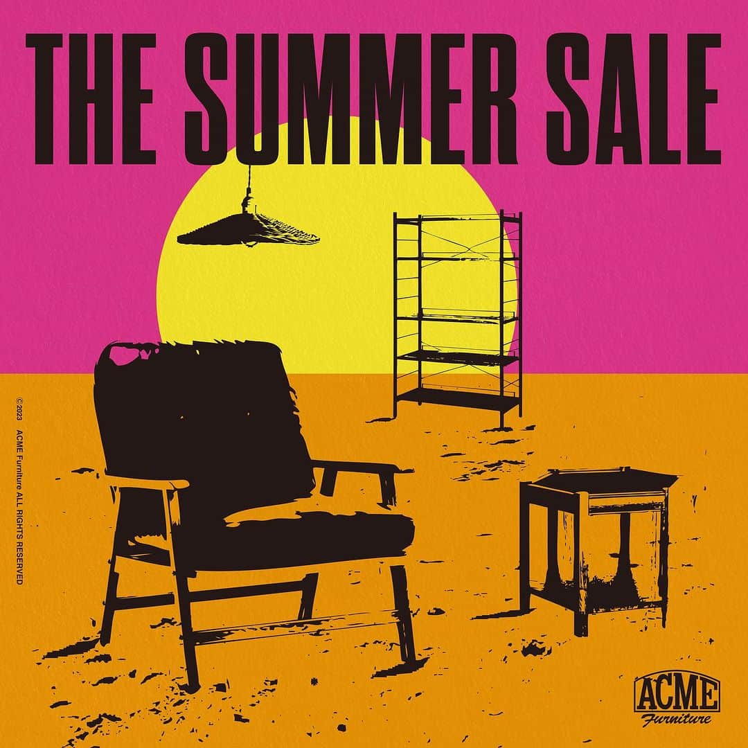 のインスタグラム：「\\ SUMMER SALE 開催中//  お得な商品をこの機会にぜひ！！  Contact:ACME Furniture MEGURO St. TEL:03-5720-1071 Email:acme-jsf@baycrews.co.jp  #acmefurniture #grandviewsofa #grandviewtvshelf #grandviewshelf #grandviewdiningtable #grandviewchair #grandviewbed」