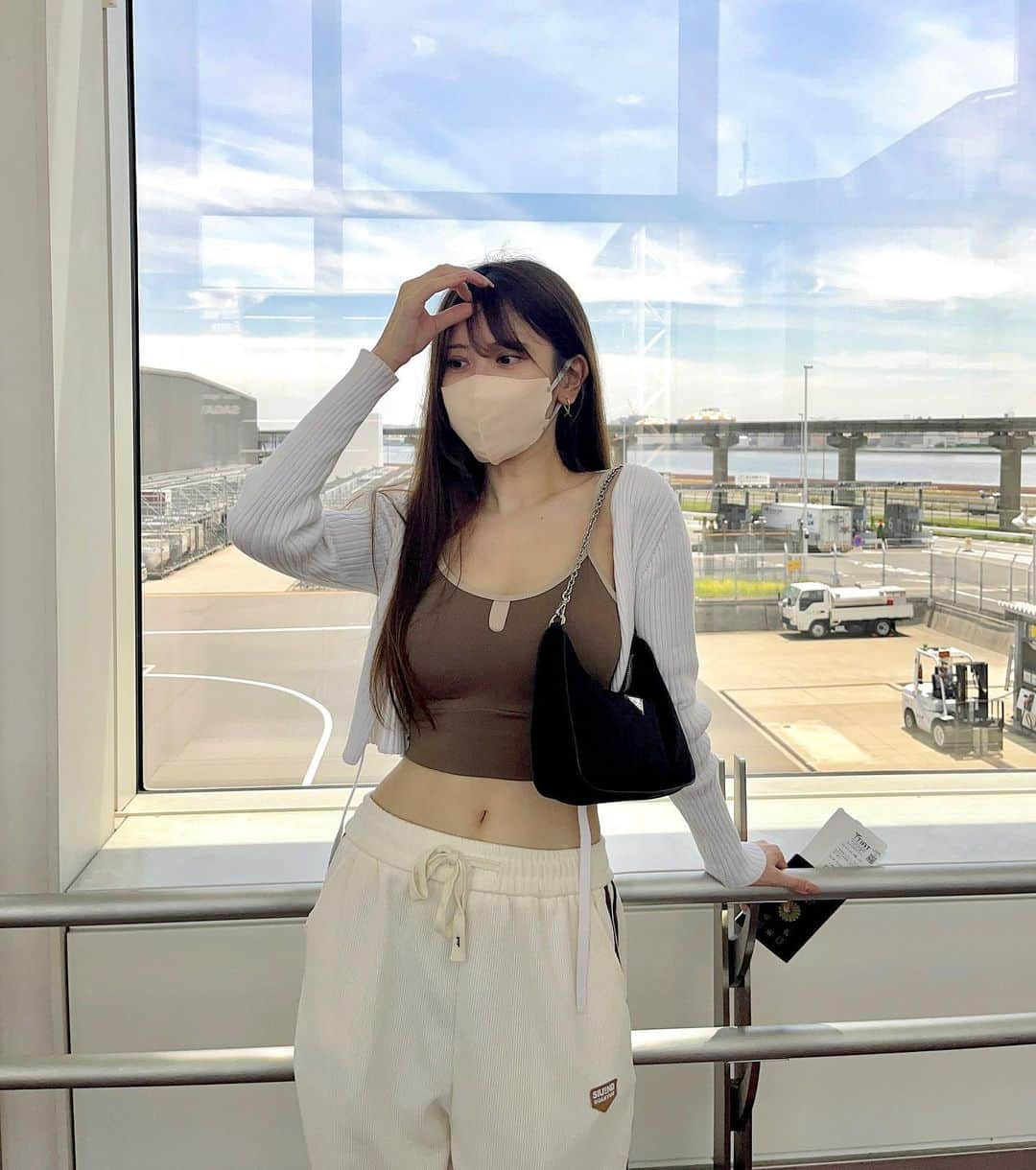 名取くるみさんのインスタグラム写真 - (名取くるみInstagram)「ただいま〜！ 天気良くて旅行日和だったよ✈️」7月24日 19時54分 - _miru960616