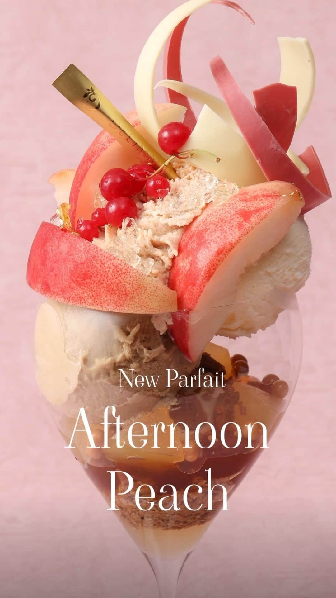 eguchikazuakiのインスタグラム：「New Parfaits AFTERNOON PEACH 🍑  DEL’IMMO UMEDA Coming soon」