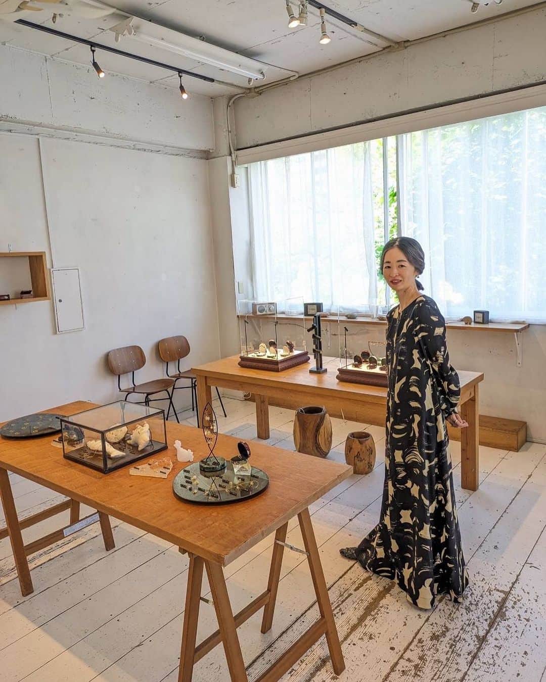 muskaのインスタグラム：「muska in Hiroshima は23日、無事終了致しました。田中の故郷という事もあり、お越し頂いたお客様とも地元話で盛り上がる、和やかなフェアとなりました。  誠にありがとうございました。  #muskajewelry #the6thnight #第六夜」