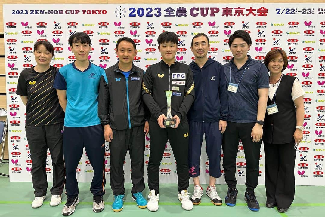 張本智和さんのインスタグラム写真 - (張本智和Instagram)「「2023全農カップ東京大会」優勝🏆  今回も家族やスタッフ、ファンの皆さんのサポートのおかげで優勝できました！ 選考レースもあと少し、最後まで全力で走り抜けます！ 応援ありがとうございました！」7月24日 12時32分 - harimoto__tomokazu_1711