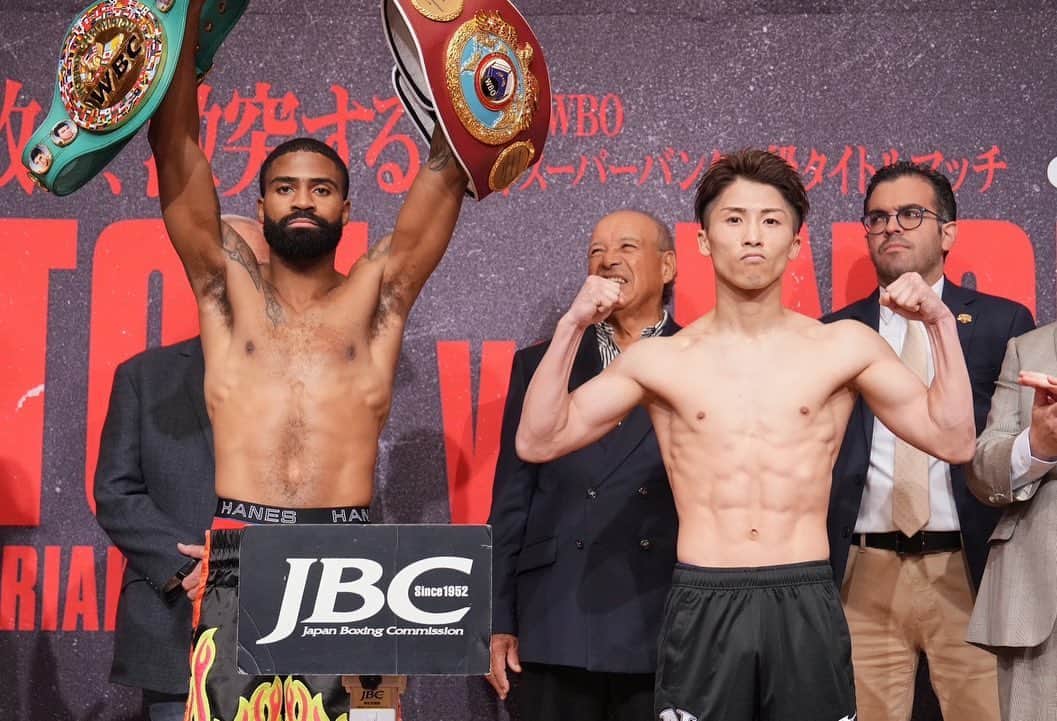井上尚弥のインスタグラム：「計量パス！！！ バッチリ仕上がった💯 明日は会場またはレミノで応援よろしくお願いします！！ スーパーバンタム級の井上尚弥をお楽しみください！！」