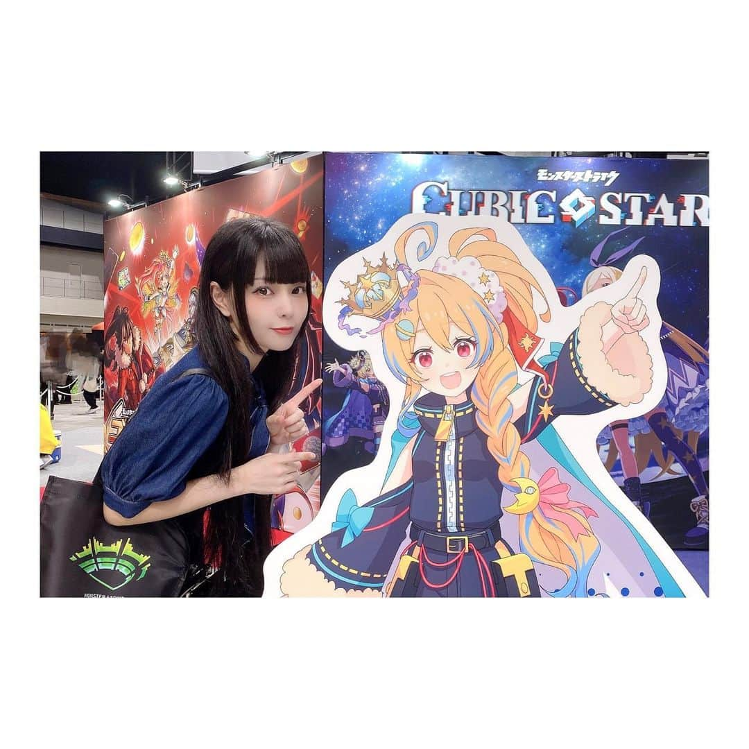 藤城リエさんのインスタグラム写真 - (藤城リエInstagram)「⁡ ⁡ ⁡ モンスターストライクのイベント DREAMDAZEでノストラダムスと⭐️ˎˊ˗  ⁡ ⁡ Angely Divaの新曲「Ups&Downs」は モンソニ！ステージでサプライズ発表🪽 ⁡ みんな聴いた！？MVも素敵じゃない！？ ⁡ ⁡」7月24日 14時26分 - fujishirorie