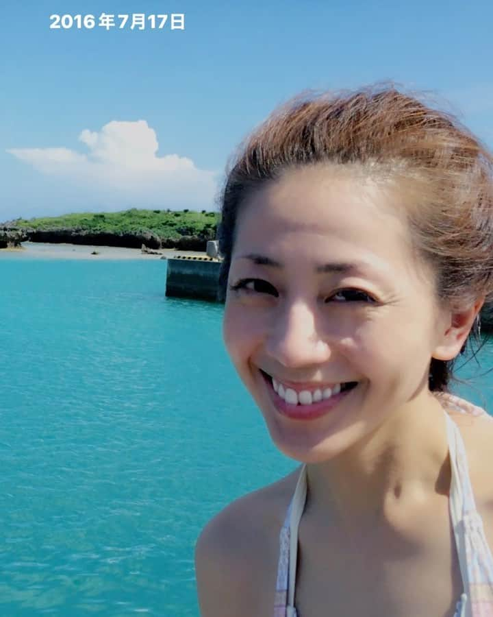 小林美香子のインスタグラム：「いつかの沖縄🌺 今年もまた、楽しみ！」