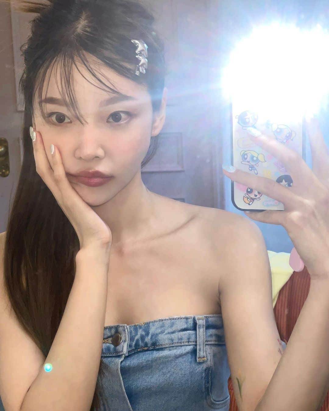 スアのインスタグラム：「어제의 ㄴ ㅏ 😴」