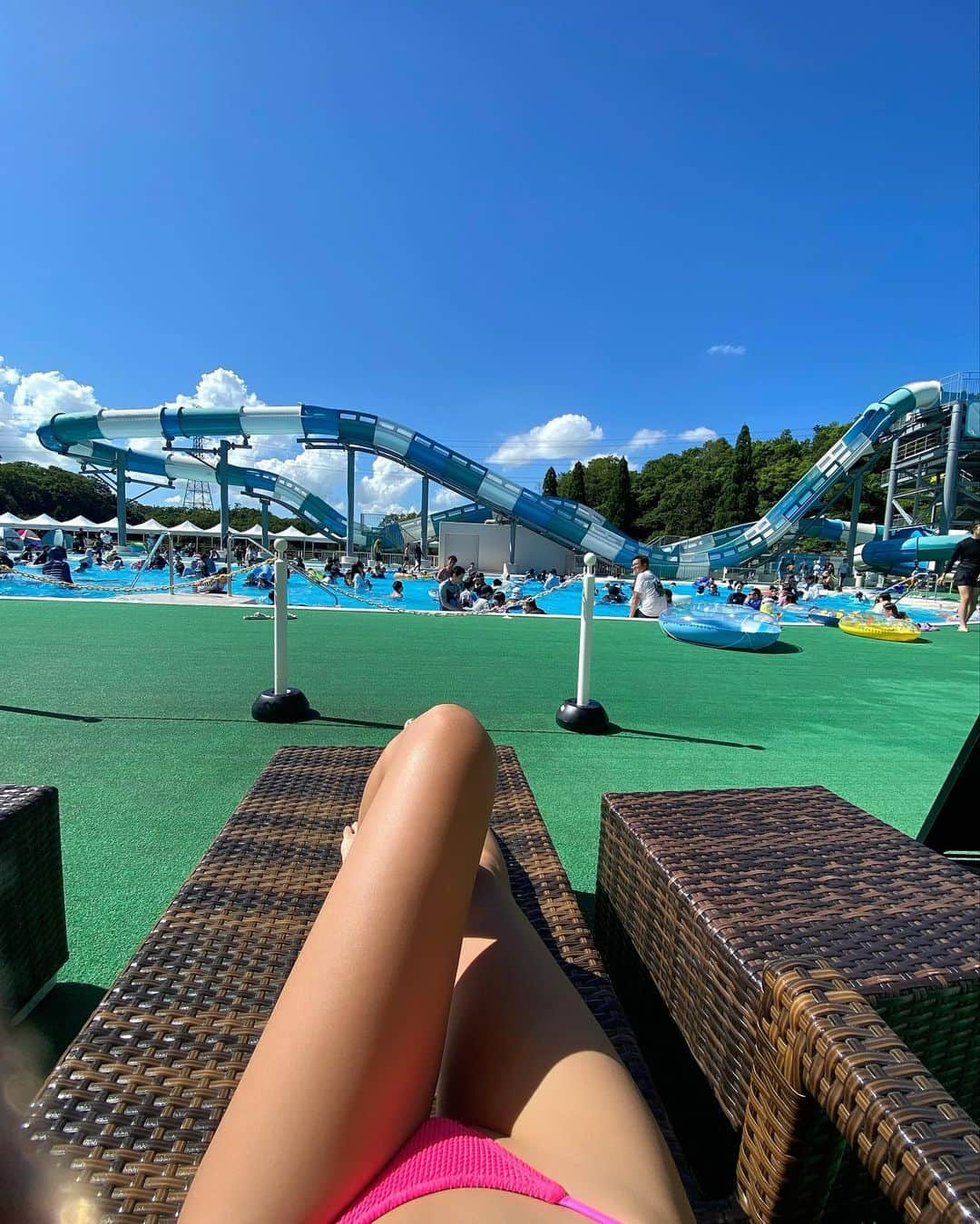 MARIKOさんのインスタグラム写真 - (MARIKOInstagram)「. . ネスタリゾート神戸🏝️🩷 夏遊び満喫🩵 . . . . . . . . . #ネスタリゾート神戸  #ネスタリゾート神戸プール  #プール#pool」7月24日 16時11分 - marichi.1010