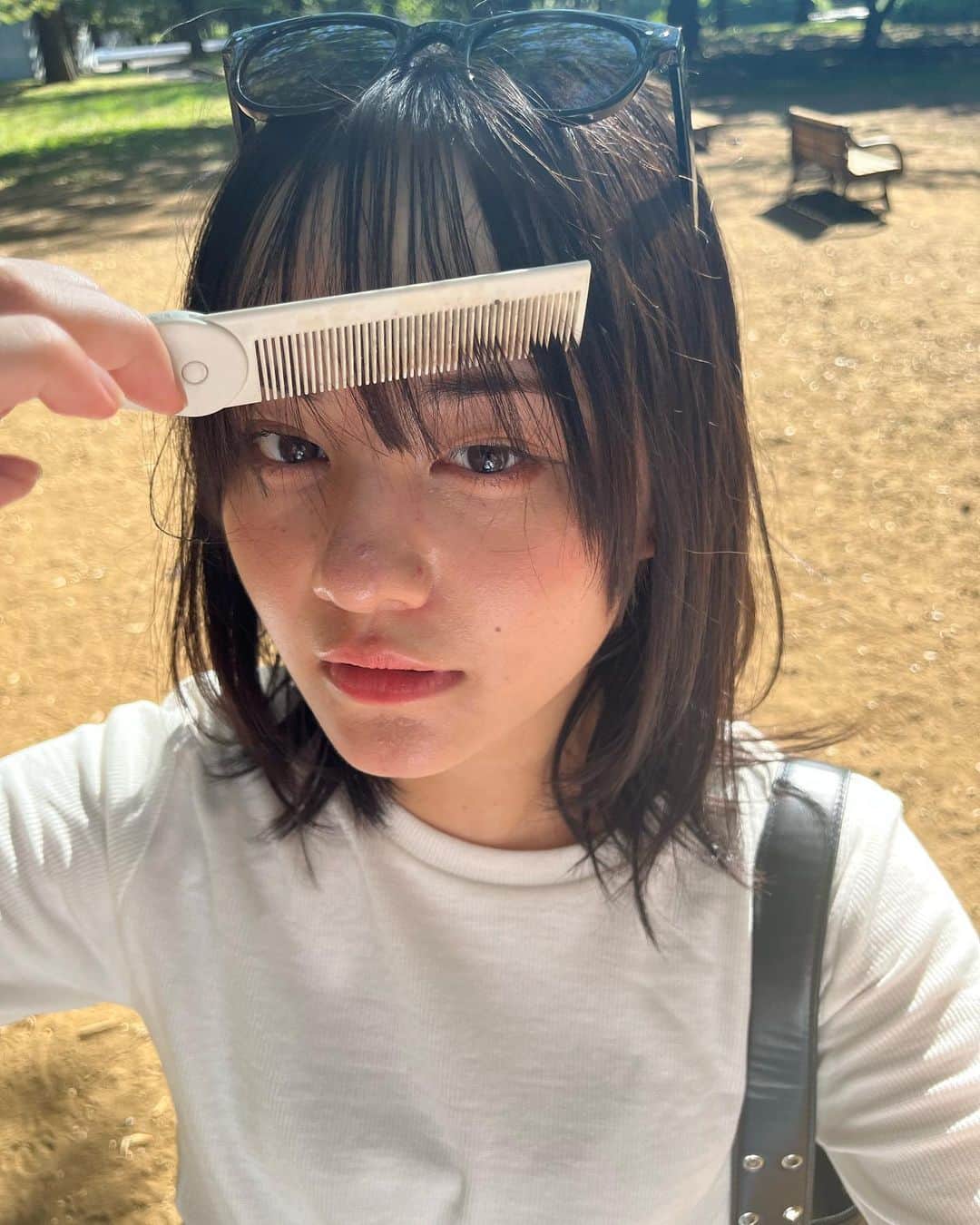 田中杏のインスタグラム：「くしきたないみないで」