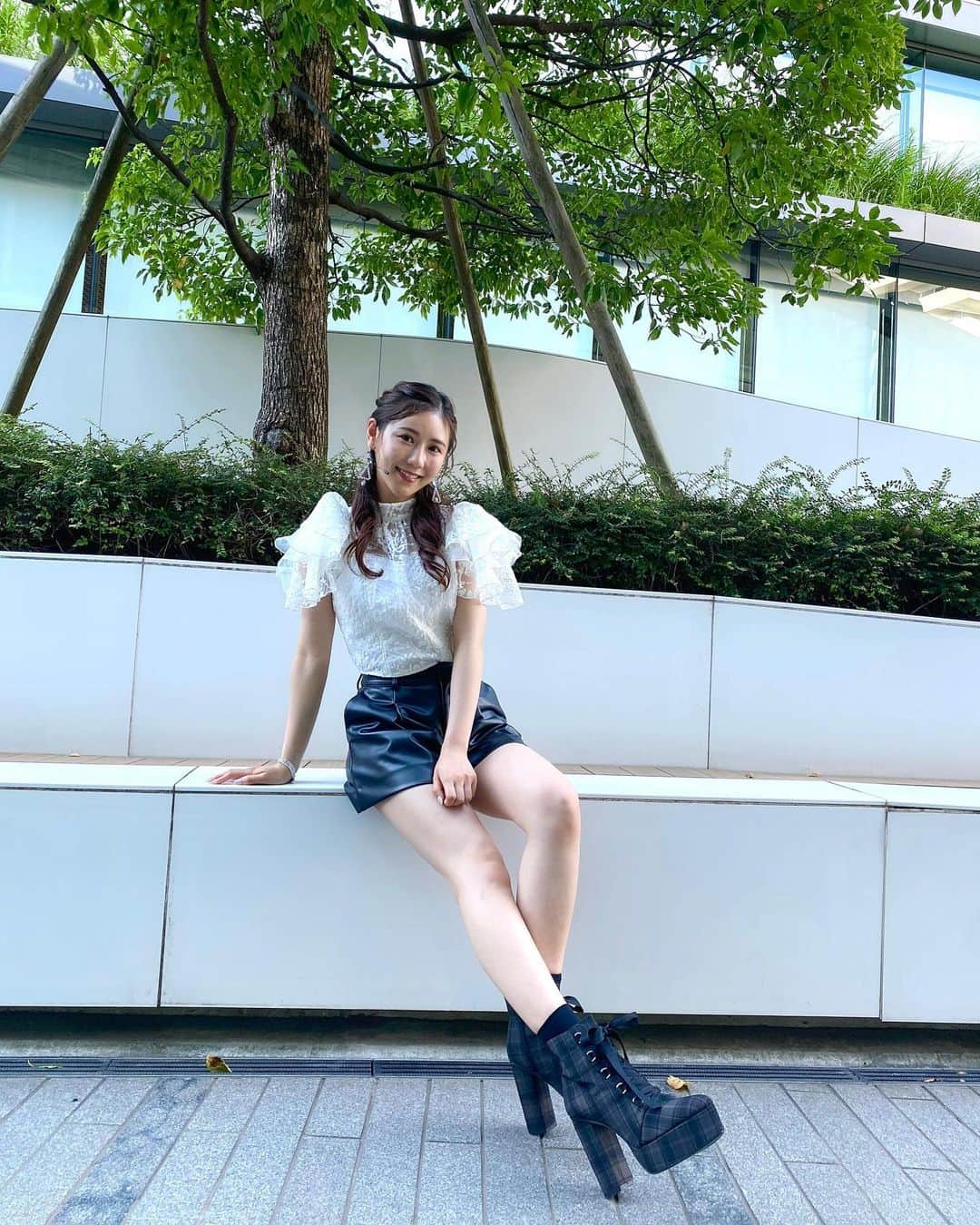 西野未姫のインスタグラム：「暑すぎて短いパンツすき❤️」