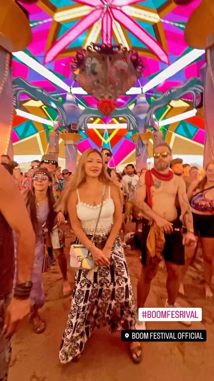 栄木明日香のインスタグラム：「Boom recap 💥 #boomfestival」