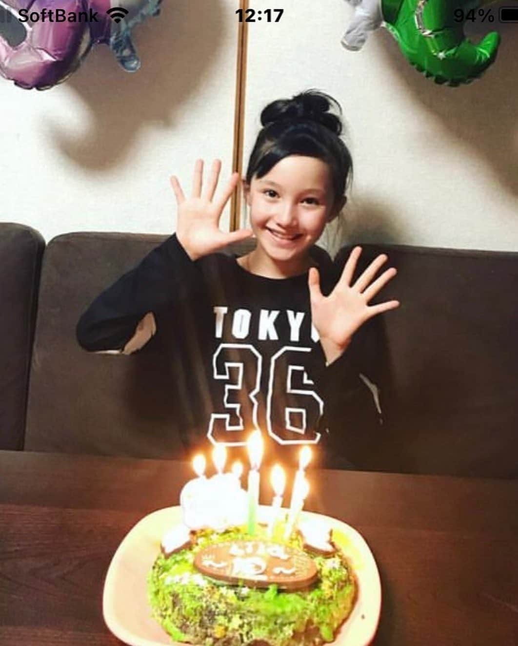 山口らいらさんのインスタグラム写真 - (山口らいらInstagram)「今日はらいらの誕生日です🎂 14歳になりました🌊✨  写真はチビらいらです📸  #山口らいら」7月24日 17時46分 - lespros_raira