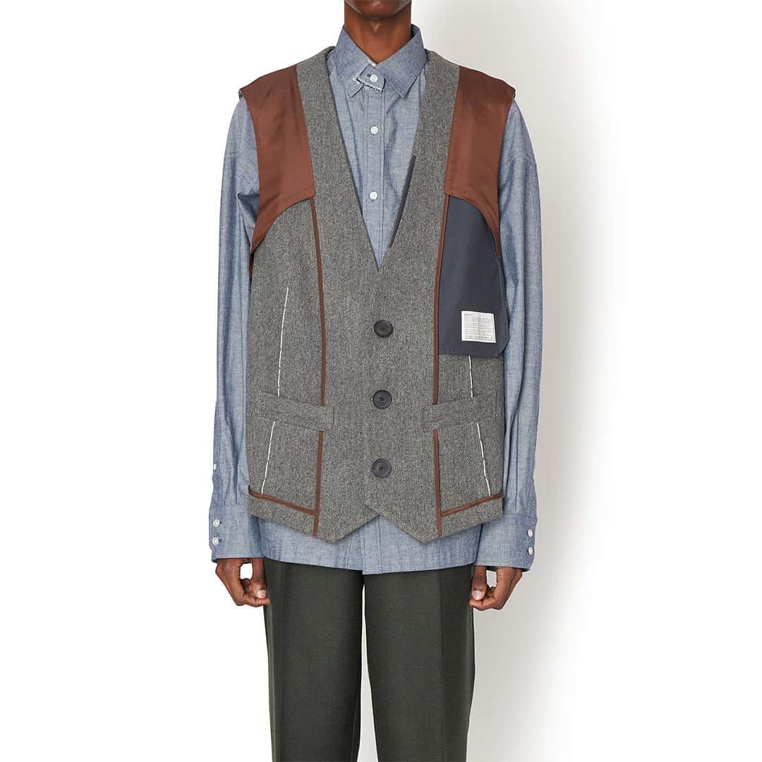 kolorさんのインスタグラム写真 - (kolorInstagram)「⁣ 　 kolor AW2023 Men's Collection⁣ Reversed Vest⁣ ⁣  ⁣ #kolor #kolorofficial #KLRFW23 #AW23」7月24日 18時01分 - kolorofficial
