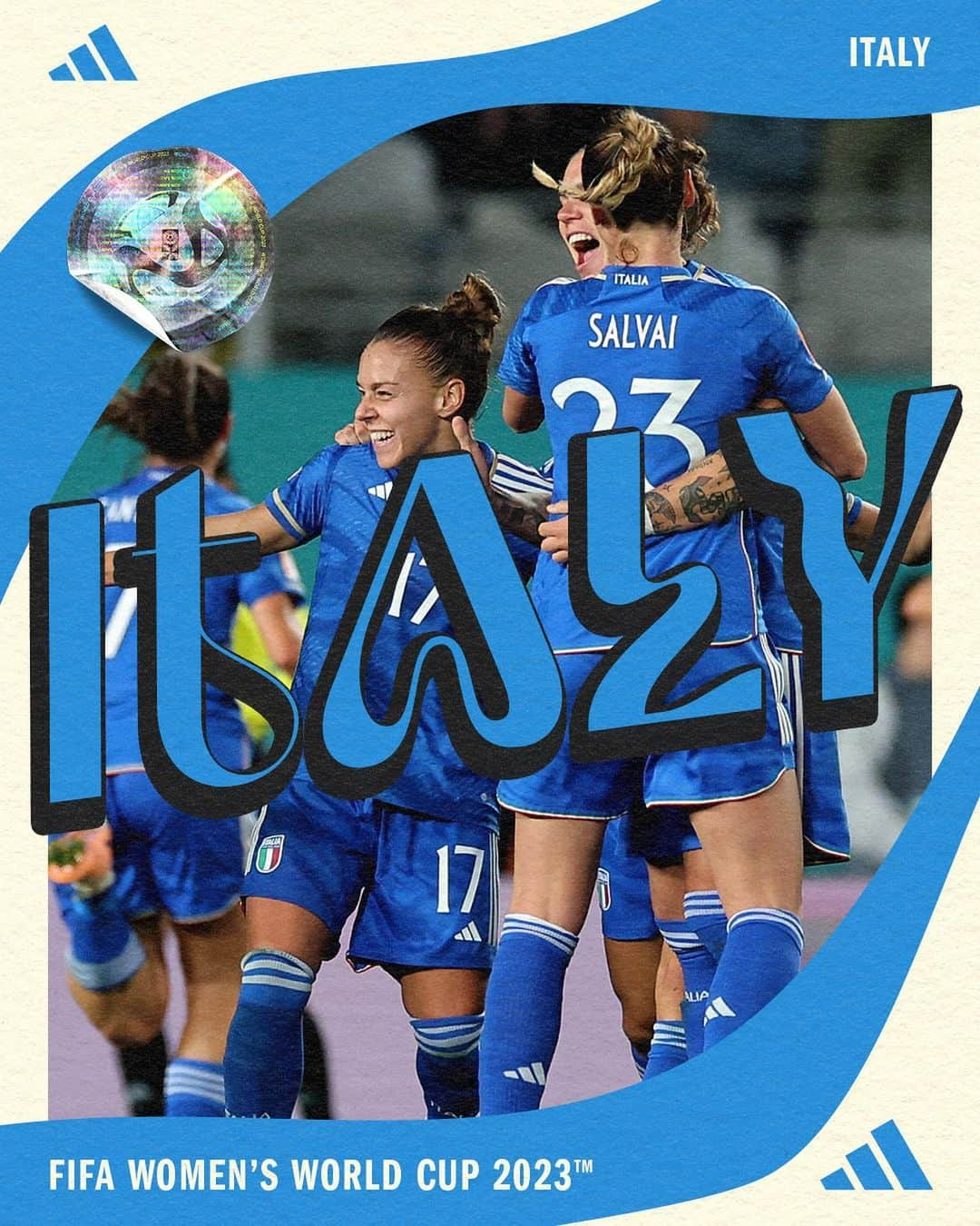 adidas Footballさんのインスタグラム写真 - (adidas FootballInstagram)「those Italian smiles 💙💙💙  #FIFAWWC  📸 FIFA/Getty」7月24日 18時07分 - adidasfootball