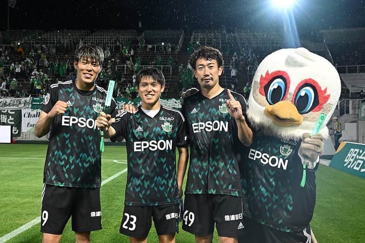 滝裕太さんのインスタグラム写真 - (滝裕太Instagram)「勝利！ 3ゴール目⚽️⚽️⚽️  次節も勝てるよういい準備します！応援よろしくお願いします🙇🏻‍♂️   #松本山雅#滝裕太」7月24日 18時27分 - yuta__0829